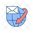 International Mail Shipping Service Icon