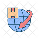 International Order Delivery Professional Service Icon