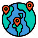 Navigation Map Travel Icon