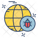 International Virus World Icon