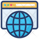 International Website Global Web World Wide Web Icon