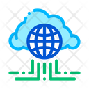 Global Internet Cloud Icon