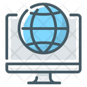 Globe Internet Web Hosting Icon