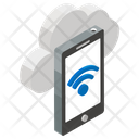 Internet Connection Cloud Computing Cloud Hosting Icon