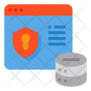 Internet Security Database Hosting Icon