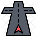 Intersection Crossing Road Icon