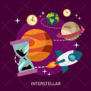 Interstellar Space Universe Icon