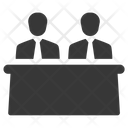 Office Reception Desk Icon