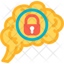 Introvert Brain Security Mind Security Icon