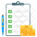 Logistic Docs Logistic Paper Inventory List Icon