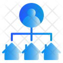 Investation Real Estate House Icon