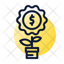 Money Tree Flower Icon