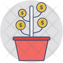 Investment Dollar Plant Icon