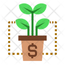 Plant Grow Invest Icon