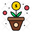 Investment Growth Investment Plant Financial Growth Icon