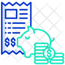 Investment Invoice Fund Invoice Investment Receipt Icon