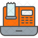 Invoice Machine Pos Terminal Cash Register Icon