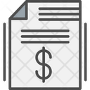 Invoice Paper Icon