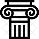 Ionic pillar  Icon