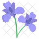 Iris Flower Blossom Icon