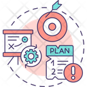 Business Planning App Screen Concepts Icon