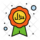 Islamic Badge Halal Badge Icon