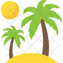 Palm Tree Tropical Icon
