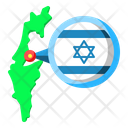 Israel Asia Map Icon