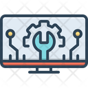 It Technology Engine Icon