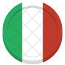Italy Flag Circle Icon