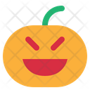 Jack O Lantern Pumpkin Decoration Icon