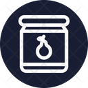 Jam Jar Preserved Food Jam Container Icon