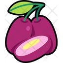 Jamun With Half Cut  Icon