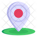 Navigation Pin Pointer Japan Location Icon