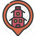 Japanese Temple Location Icon