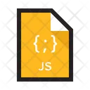 Javascript Icon - Download in Colored Outline Style