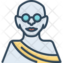 Jayanti Mahatma Gandhi Birthday Icon