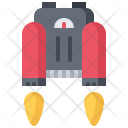 Jetpack Fire Technology Icon