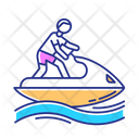 Jetskiing Outdoor Watersports Icon