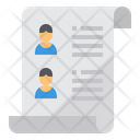 Human Resource Resume Job Description Icon