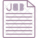 Job Description Employment Document Icon
