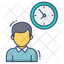 Job Time Working Time Clock Icon