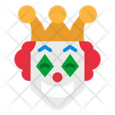Laughing Comedy Clown Icon