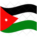 Flag Country Jordan Icon