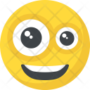 Grinning Joyful Emoticon Icon