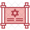 Judaism Scroll Icon