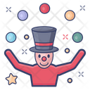 Juggler Conjuror Magician Icon