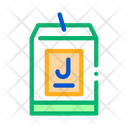 Juice Package Production Icon