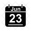 June Calendar Date Icon