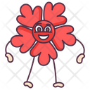 Jungle Flower Flower Expression Floral Character Icon